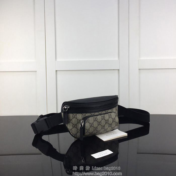 GUCCI古馳 新款 專櫃品質 原單 450946啡克 休閒百搭款 腰包HY1417